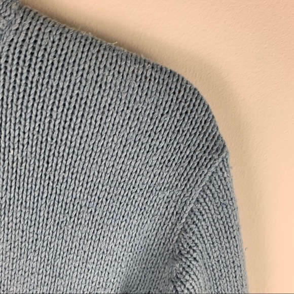 Venezia Jeans light Blue Full Zip Sweater Sz 26/28 - Picture 6 of 9